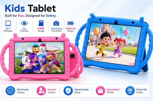 2026 tablet for kids - kids, 10.1"