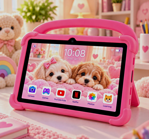Kids tablet pink - 7", –
